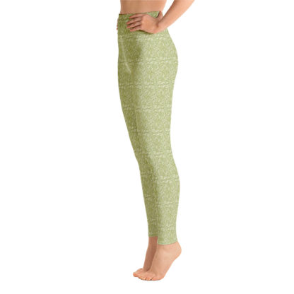 SLINGRA Lindblomsgröna leggings