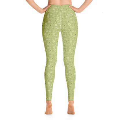 SIPPA Långa lindblomsgröna leggings