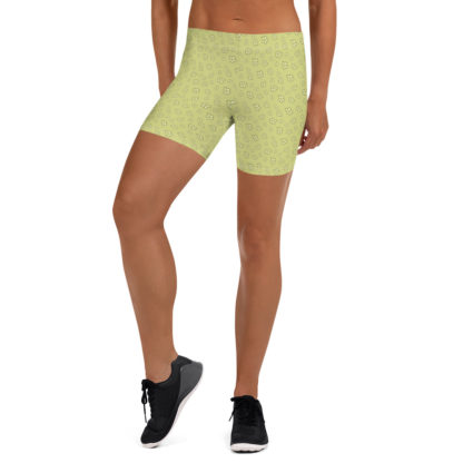 FLADDRA Lindblomsgröna korta leggings