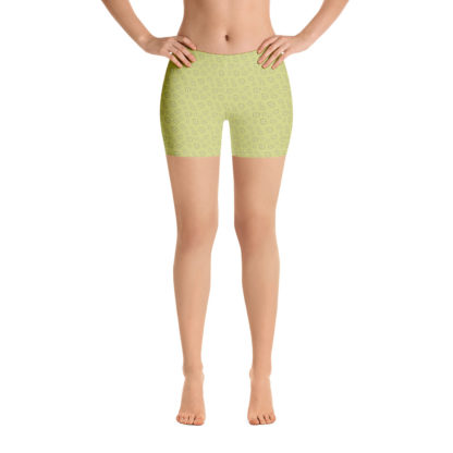 FLADDRA Lindblomsgröna korta leggings