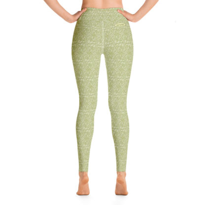 SLINGRA Lindblomsgröna leggings