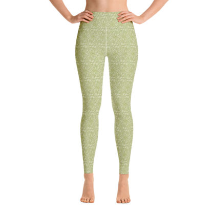 SLINGRA Lindblomsgröna leggings