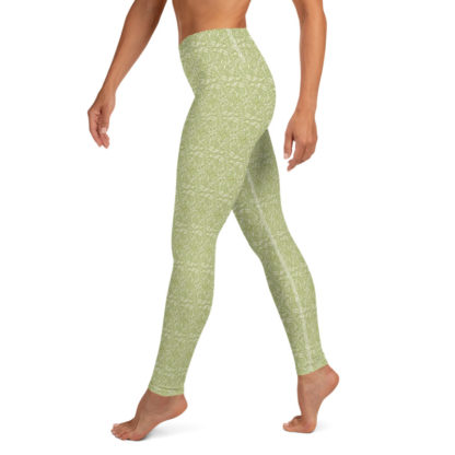 SLINGRA Lindblomsgröna leggings