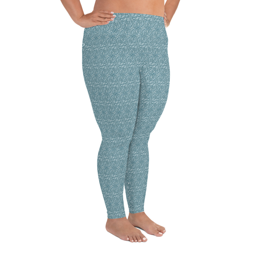 mockup-177c7471.jpg SLINGRA turkos leggings med blommönster