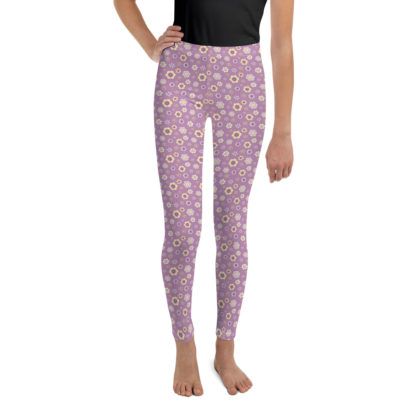 SIPPA lila och gula leggings