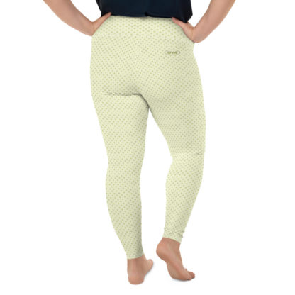 KORNELL lindblomsgröna leggings