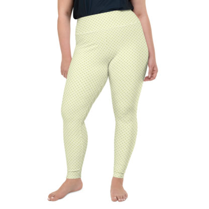 KORNELL lindblomsgröna leggings