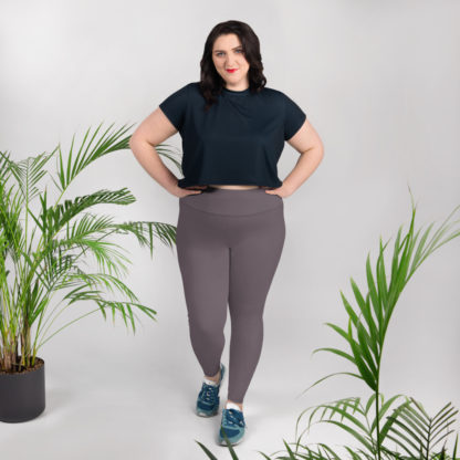 SOLO mörkt dimlila leggings