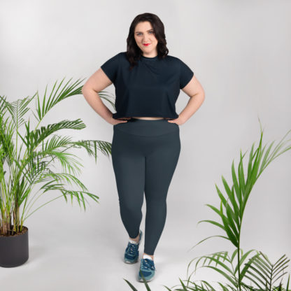SOLO mörkt gråblå leggings