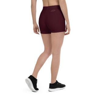 SOLO korta vinröda leggings