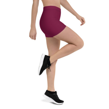 SOLO korta hallonvinröda leggings