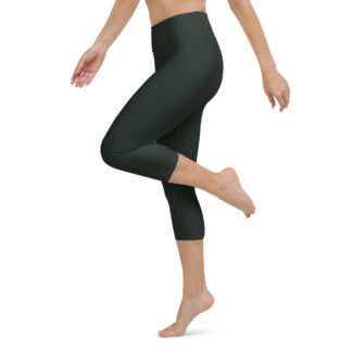 SOLO mörkgröna caprileggings