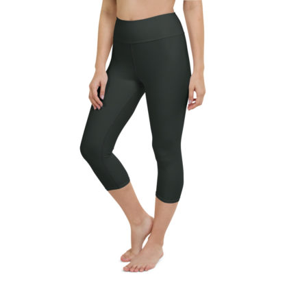 SOLO mörkgröna caprileggings