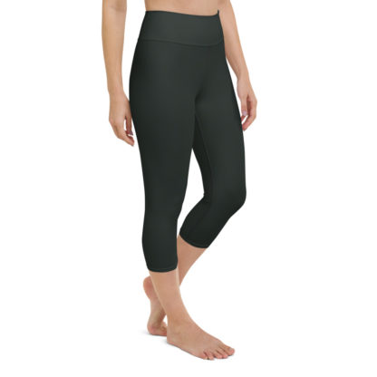 SOLO mörkgröna caprileggings