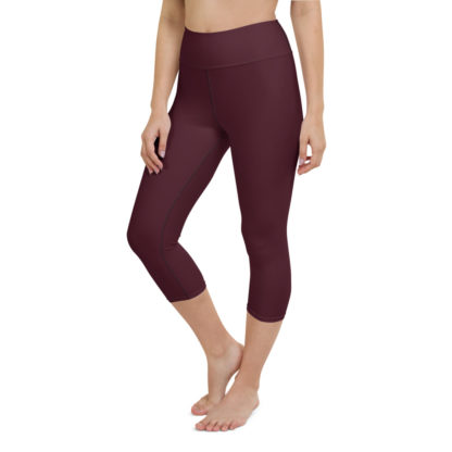 SOLO vinröda caprileggings