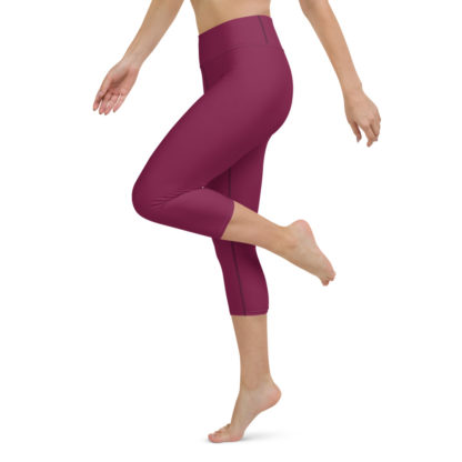 SOLO hallonvinröda caprileggings