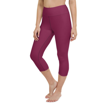 SOLO hallonvinröda caprileggings