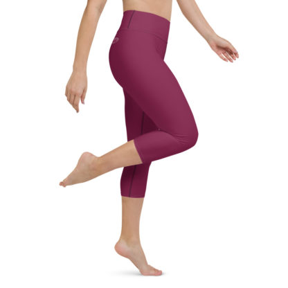 SOLO hallonvinröda caprileggings