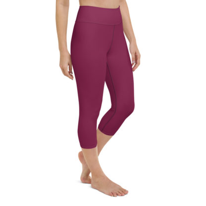 SOLO hallonvinröda caprileggings