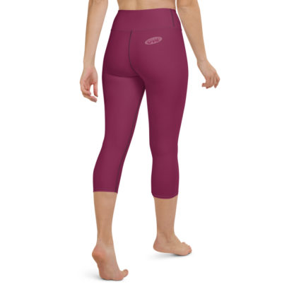 SOLO hallonvinröda caprileggings