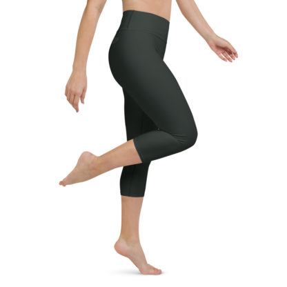 SOLO mörkgröna caprileggings