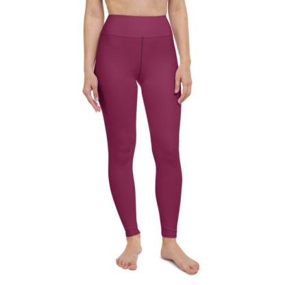 SOLO Hallonvinröda leggings