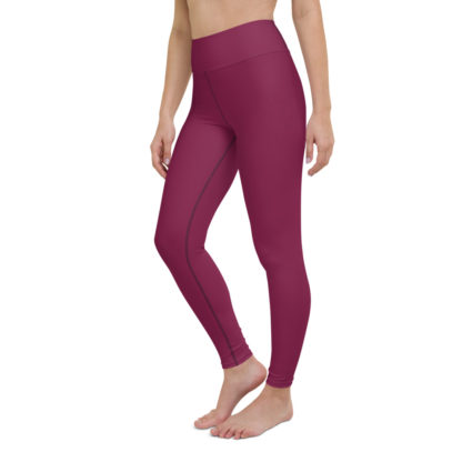 SOLO Hallonvinröda leggings