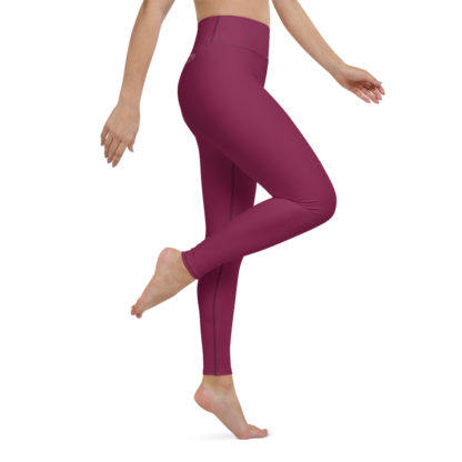 SOLO Hallonvinröda leggings