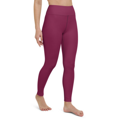 SOLO Hallonvinröda leggings