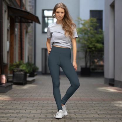 SOLO Mörkt gråblå leggings